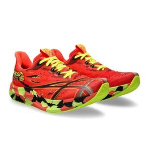 ASICS NOOSA TRI 15 Running Shoes Red Yellow Athletic Sneakers Men's 9.5